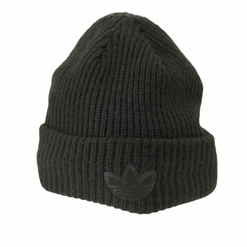 アディダスオリジナルス adidas Originals ADICOLOR CONTEMPORARY SHORT BEANIE / アディカラー コンテンポ ショートビーニー (BLACK) メンズ OSFL 60-63cm