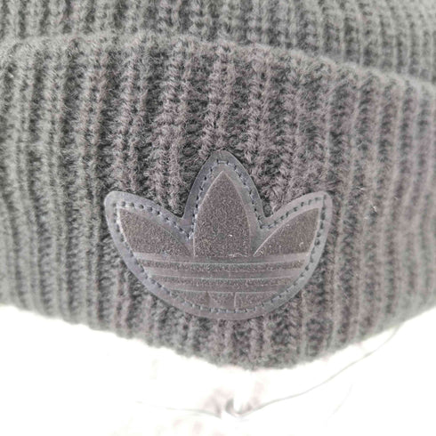 アディダスオリジナルス adidas Originals ADICOLOR CONTEMPORARY SHORT BEANIE / アディカラー コンテンポ ショートビーニー (BLACK) メンズ OSFL 60-63cm