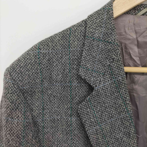 James Dillon 70S pure wool チェック柄 テーラード ジャケット メンズ