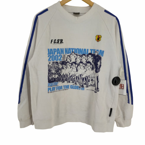 エフシーレアルブリストル / エフシーアールビー F.C.Real Bristol/ F.C.R.B. キャラクタープリント ラグランスウェットシャツ メンズ JPN:S