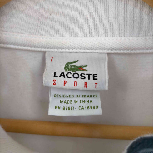 ラコステスポーツ LACOSTE SPORT ワンポイントロゴ バック刺繍 トラックジャケット メンズ 7