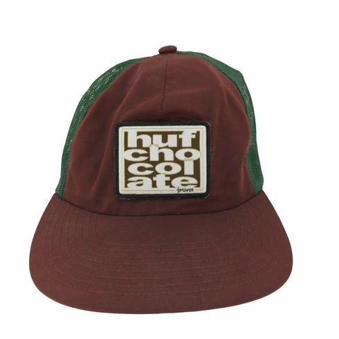 ハフ HUF STACKED TRUCKER ワッペン ロゴ メッシュ キャップ メンズ o/s