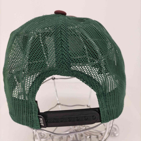 ハフ HUF STACKED TRUCKER ワッペン ロゴ メッシュ キャップ メンズ o/s
