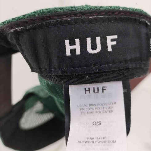 ハフ HUF STACKED TRUCKER ワッペン ロゴ メッシュ キャップ メンズ o/s