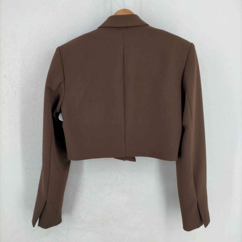 ザラ ZARA ショルダーパッド クロップド丈ブレザー レディース JPN:M