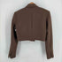 ザラ ZARA ショルダーパッド クロップド丈ブレザー レディース JPN:M