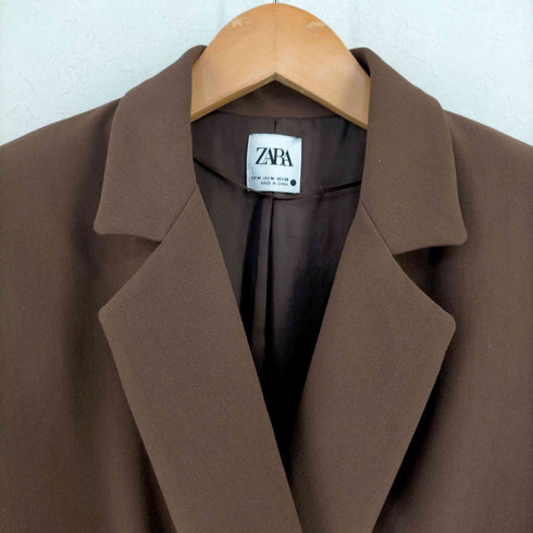 ザラ ZARA ショルダーパッド クロップド丈ブレザー レディース JPN:M