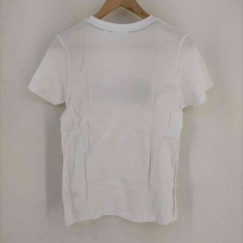 ラコステ LACOSTE REGULAR FIT ビッグロゴ刺繍 半袖Tシャツ レディース JPN:XS