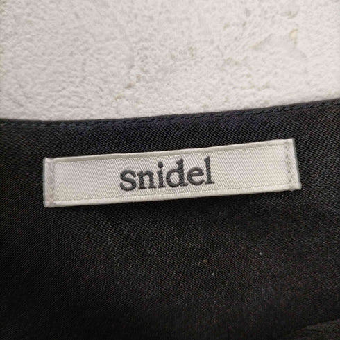 スナイデル snidel サテン シンプルキャミソール レディース FREE