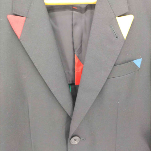 ポールスミス Paul Smith Loro Piana ロロピアーナ社 ステッチ 切替 マルチカラー テーラード ジャケット メンズ import:M
