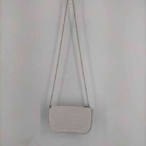 ザラ ZARA STUDDED MACRAME WALLET CROSSBODY BAG レディース
