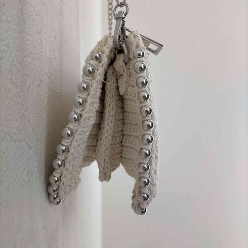 ザラ ZARA STUDDED MACRAME WALLET CROSSBODY BAG レディース