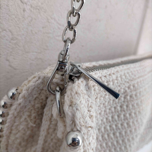 ザラ ZARA STUDDED MACRAME WALLET CROSSBODY BAG レディース