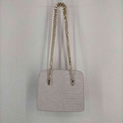 ザラ ZARA クロコ型押し ショルダーバッグ レディース