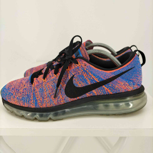 ナイキ NIKE FLYKNIT MAX PHOTO BLUE BLK-CNCRD-TTL CRMSN フライニット マックス ローカット スニーカー メンズ JPN:27.5