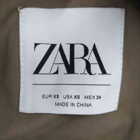 ザラ ZARA ミリタリーフーデッドパーカー レディース import:XS