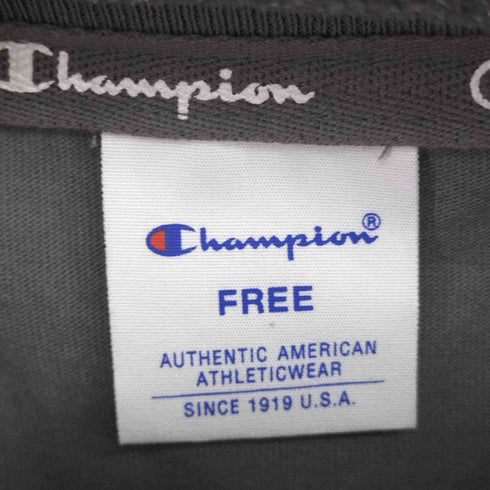 チャンピオン Champion フロントロゴプリント Tシャツワンピース レディース FREE