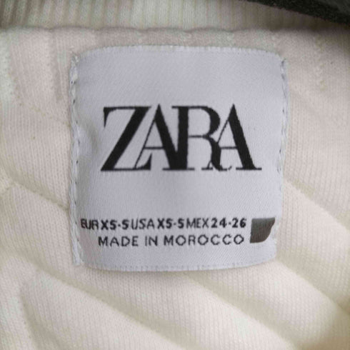 ザラ ZARA オーバーサイズキルティングスウェットジャケット レディース import:XS