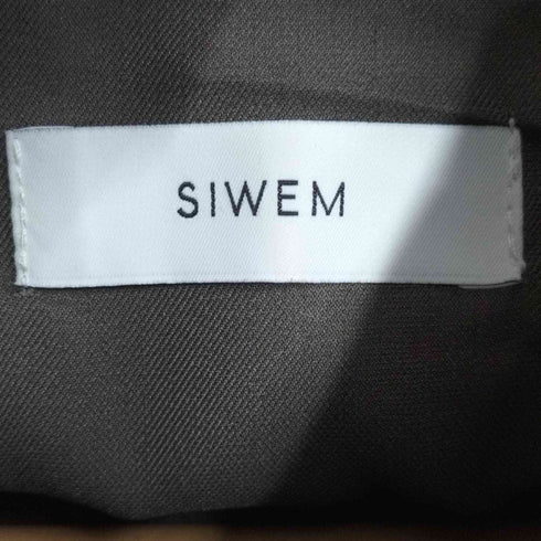 SIWEM TYPEWRITER CREPE COCOON BLOUSON レディース FREE
