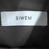 SIWEM TYPEWRITER CREPE COCOON BLOUSON レディース FREE