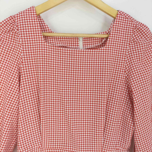ロペピクニック Rope Picnic ギンガムチェック パフスリーブワンピース レディース JPN:38