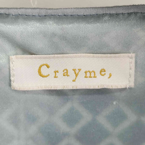 クレイミー Crayme Gather Sleeve Wrap Dress レディース FREE
