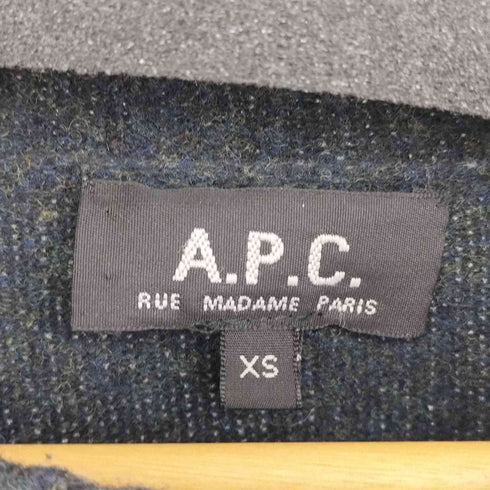 アーペーセー A.P.C. エルボーパッチ ウールニット メンズ JPN:XS
