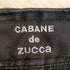 カバンドズッカ CABANE de ZUCCa ブラックデニム サルエルパンツ ストレッチ メンズ JPN:L