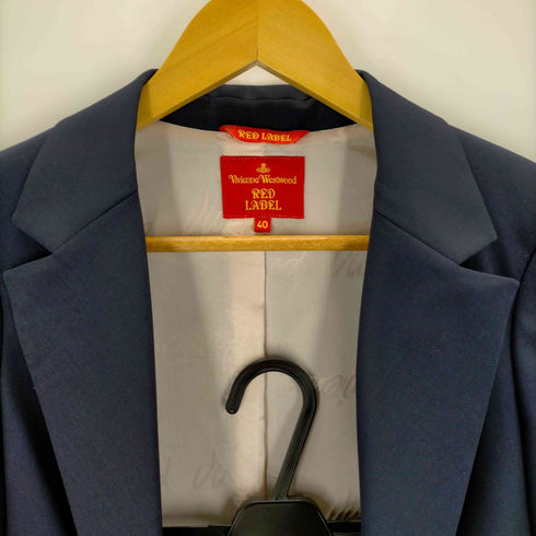 ヴィヴィアンウエストウッドレッドレーベル Vivienne Westwood RED LABEL 2Bテーラードジャケット タイトスカート レディース 40