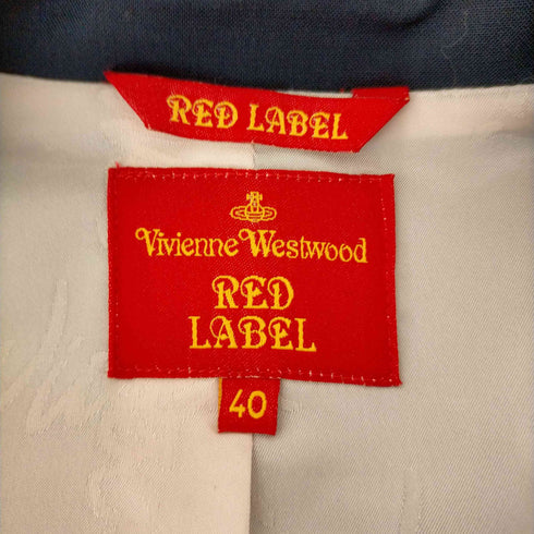 ヴィヴィアンウエストウッドレッドレーベル Vivienne Westwood RED LABEL 2Bテーラードジャケット タイトスカート レディース 40