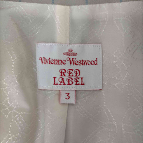 ヴィヴィアンウエストウッドレッドレーベル Vivienne Westwood RED LABEL ストライプ ドッキングテーラードジャケット スカート レディース 3