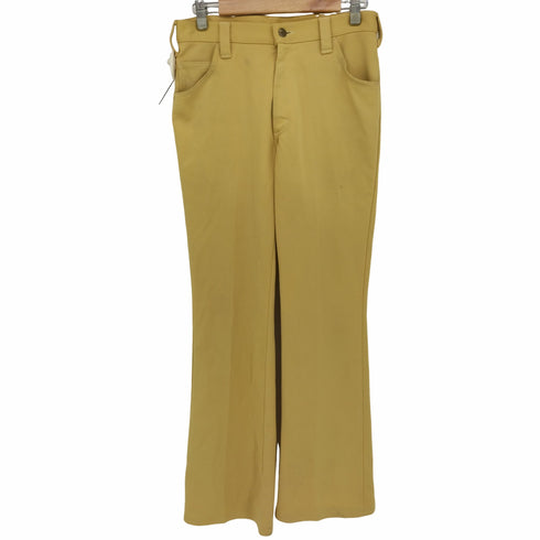 リー Lee 70-80s 42 talon zip フレア スラックス ポリパン スタプレ カラー パンツ メンズ