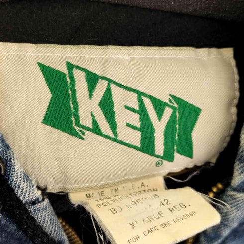 キー KEY MADE IN USA ゆるだぼオーバーサイズデニムアクティブジャケット メンズ JPN:XL