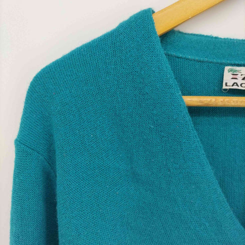 アイゾッドラコステ IZOD LACOSTE 70S 糸巻きタグ ワニ ワッペン アクリル カーディガン メンズ