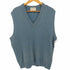 JEFF LAMB 70s USA製 ウール混 Vネック ニット ベスト メンズ import:XL