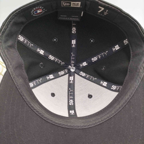ニューエラ NEW ERA 59 FIFTY チーム ロゴ 刺繍 6パネル ベースボール キャップ メンズ 7 1/8