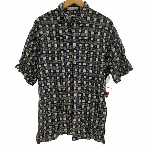 ピエールカルダン pierre cardin 90S 総柄 レーヨンシャツ メンズ JPN:L