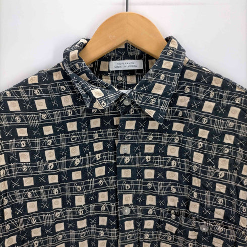 ピエールカルダン pierre cardin 90S 総柄 レーヨンシャツ メンズ JPN:L