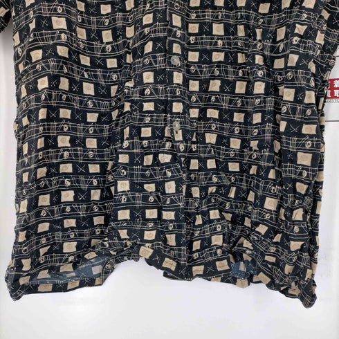 ピエールカルダン pierre cardin 90S 総柄 レーヨンシャツ メンズ JPN:L