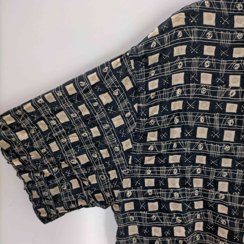 ピエールカルダン pierre cardin 90S 総柄 レーヨンシャツ メンズ JPN:L