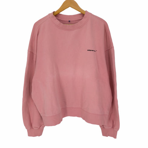 アダーエラー ADER error 19SS PINK SWEAT ロゴ プリント クルーネック ピンク スウェット メンズ 3