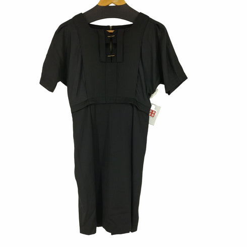 メイル MAYLE サイドシースルー ショート丈ウールワンピース レディース 4