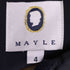メイル MAYLE サイドシースルー ショート丈ウールワンピース レディース 4