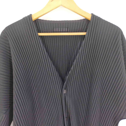 オムプリッセ イッセイミヤケ HOMME PLISSE ISSEY MIYAKE 5B プリーツカーディガン メンズ JPN:3