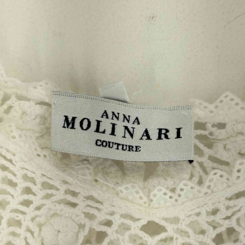 アンナモリナーリ ANNA MOLINARI コットン レースタンクトップ レディース
