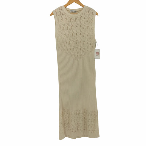 ザラ ZARA ノースリーブニットワンピース レディース import:M