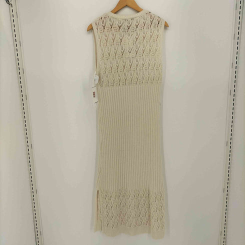 ザラ ZARA ノースリーブニットワンピース レディース import:M