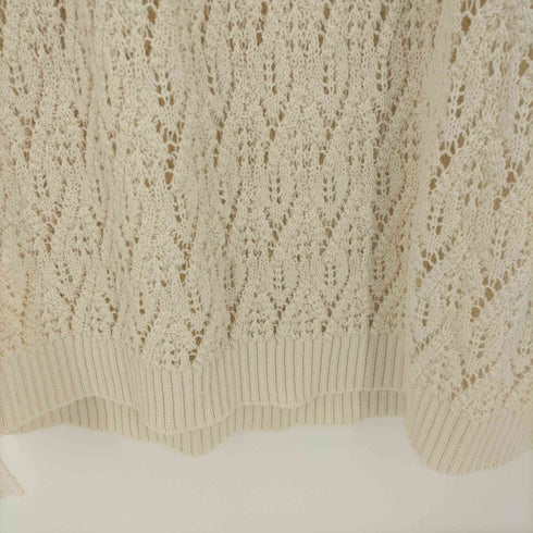 ザラ ZARA ノースリーブニットワンピース レディース import:M