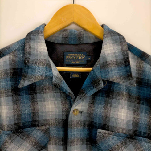 ペンドルトン PENDLETON board shirt オープンカラーウールシャツ メンズ JPN:M