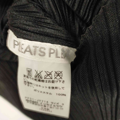 プリーツプリーズイッセイミヤケ PLEATS PLEASE ISSEY MIYAKE 23SS ノースリーブロングワンピース シアー レディース JPN:3